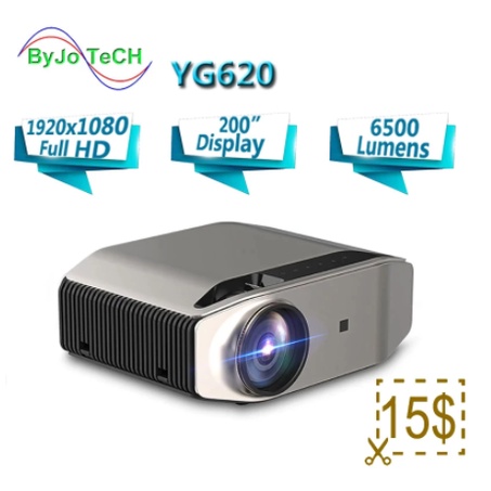 Máy Chiếu YG620 Thông Minh Full HD Kết Nối Không Dây Với Điện Thoại