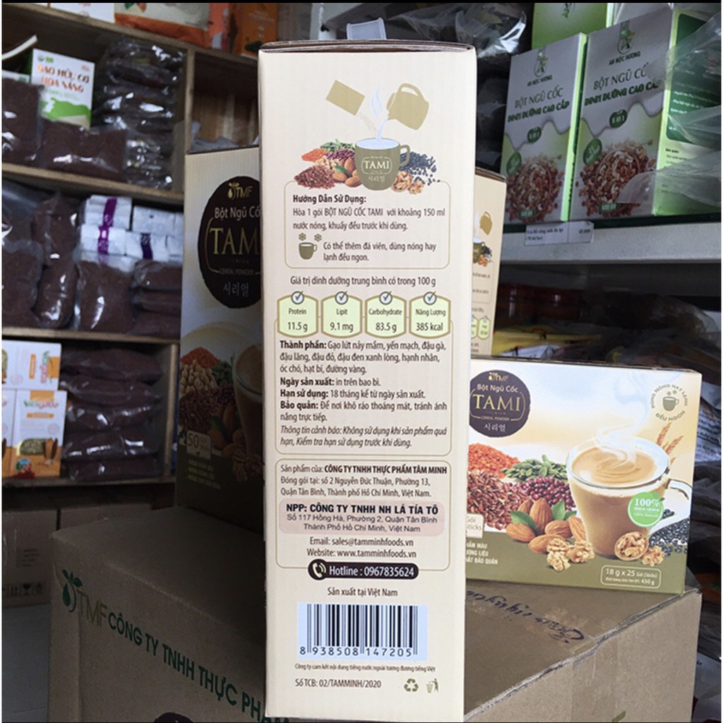 Bột ngũ cốc TAMI Tâm Minh- [Ngon bổ dưỡng cho sức khỏe mỗi ngày] | BigBuy360 - bigbuy360.vn