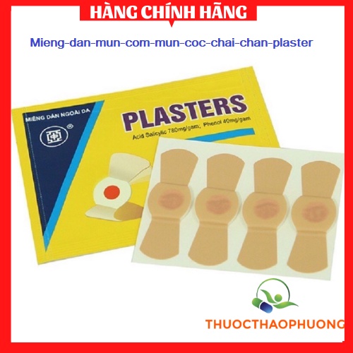 Miếng dán mụn cơm ,mụn cóc Plaster( gói 4 miếng)