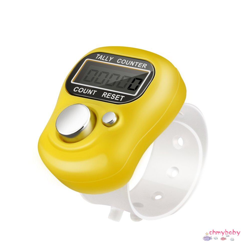 Bộ đếm ngón tay 1pc Bộ đếm ngón tay 5 chữ số LCD Bộ đếm kỹ thuật số điện tử [8/7]