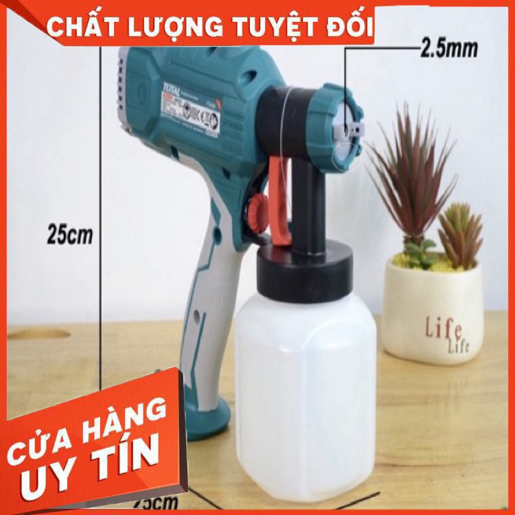 Súng phun sơn điện total tt3506 nguyên zin nhé các bác