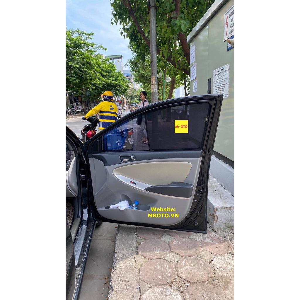 Rèm Che Nắng  Xe Hyundai Accent Hatback 2010-2016 chống UV Hàng Loại 1 MR.ÔTÔ -Bảo Hành 2 Năm