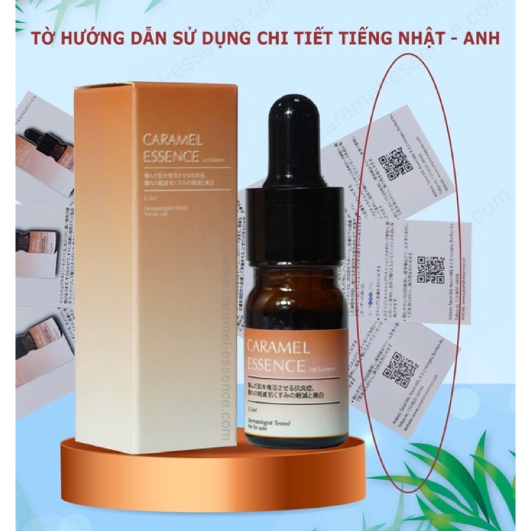 Serum Caramel Essence Nhật Bản .Tinh chất NGỪA MỤN - XOÁ THÂM detox CARAMEL 5ml