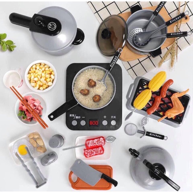 Bộ đồ chơi bếp nấu ăn 36 món kitchen play set