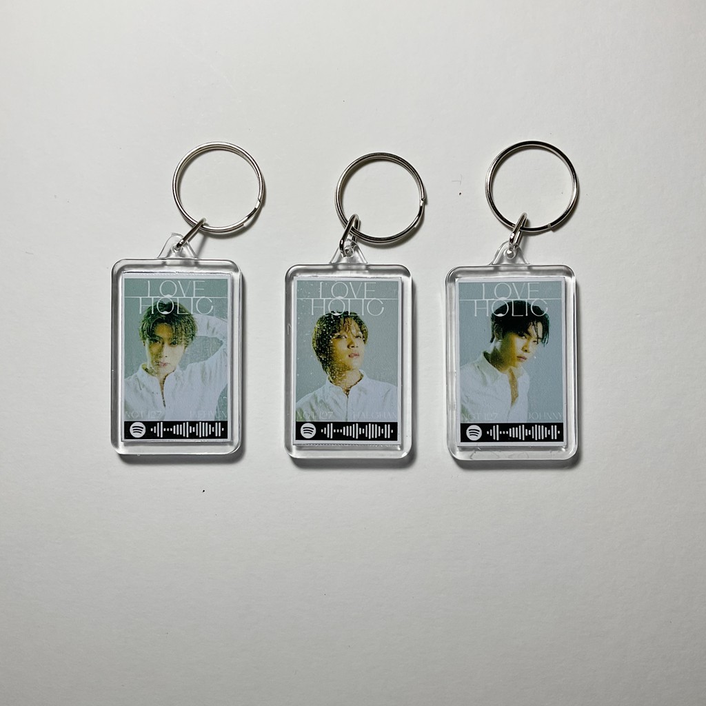 [Keychain - móc chìa khoá Kpop 2 mặt kèm mã Spotify] nhận in theo yêu cầu