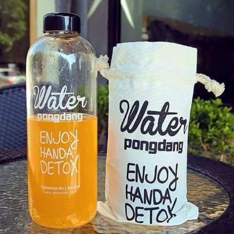 Bình đựng nước detox có túi đựng kiểu Hàn Quốc cực chất dung tích lên tới 1000ml