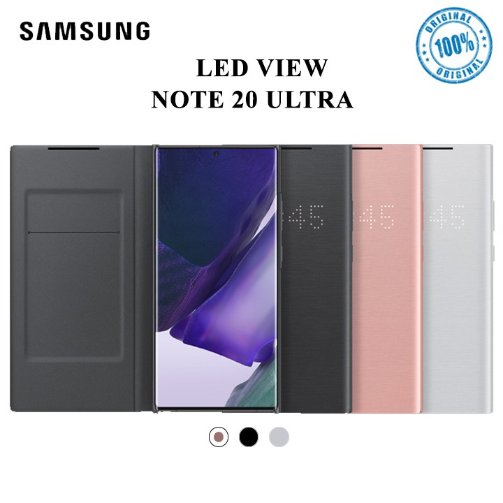 [Mã ELMS5 giảm 7% đơn 300K] Bao da LED View Cover Galaxy Note 20 Ultra