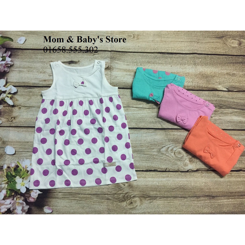 Đầm sát nách bé gái Lullaby