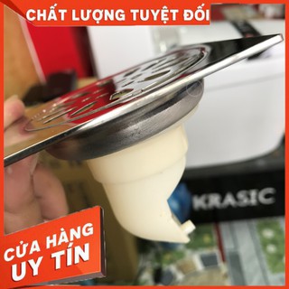 THOÁT SÀN NGĂN MÙI INOX 304 DÀY 2MM, CHỐNG TRÀO NGƯỢC MÙI CHO NHÀ VỆ SINH, NHÀ TẮM Ø75, Ø90