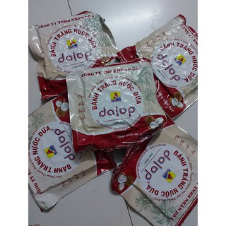 Combo 10 gói bánh tráng nước cốt dừa Dalop nướng sẵn- Đặc sản Bình Định
