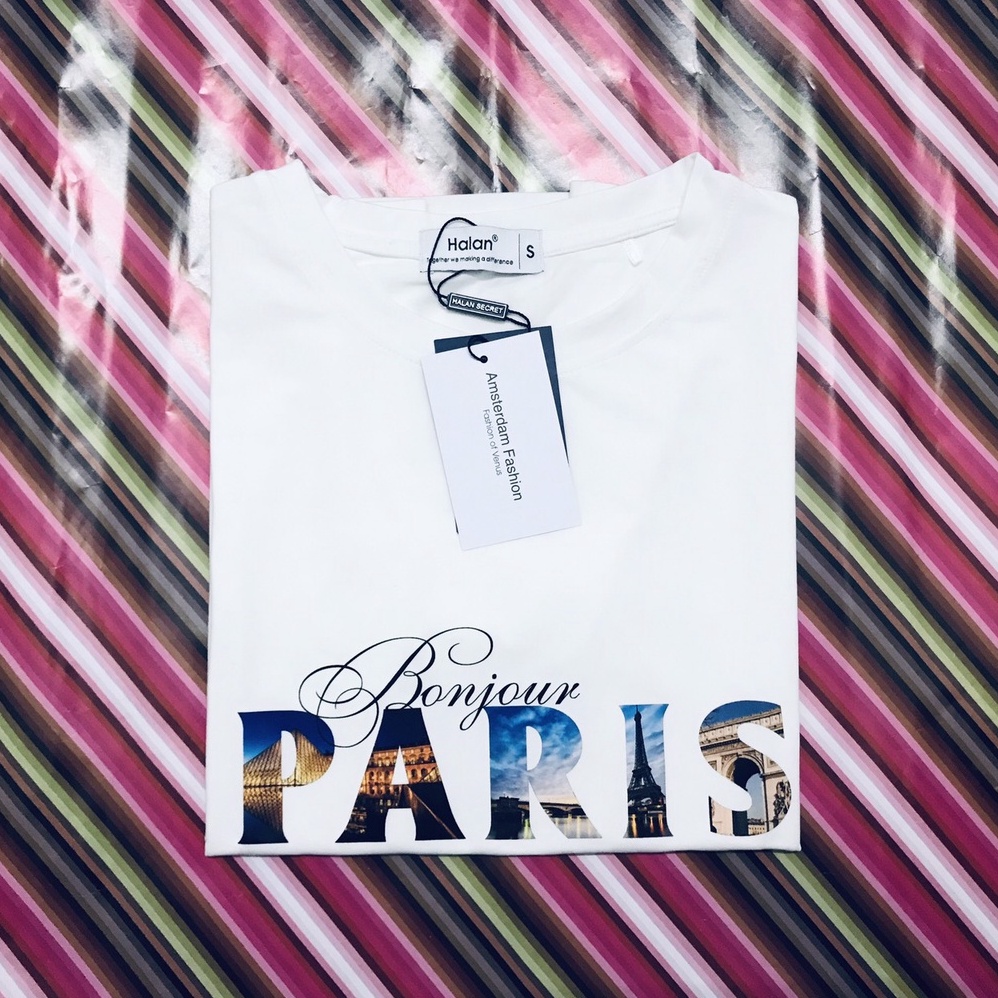 Áo thun Halan Paris phông cotton sang xịn mịn chính hãng