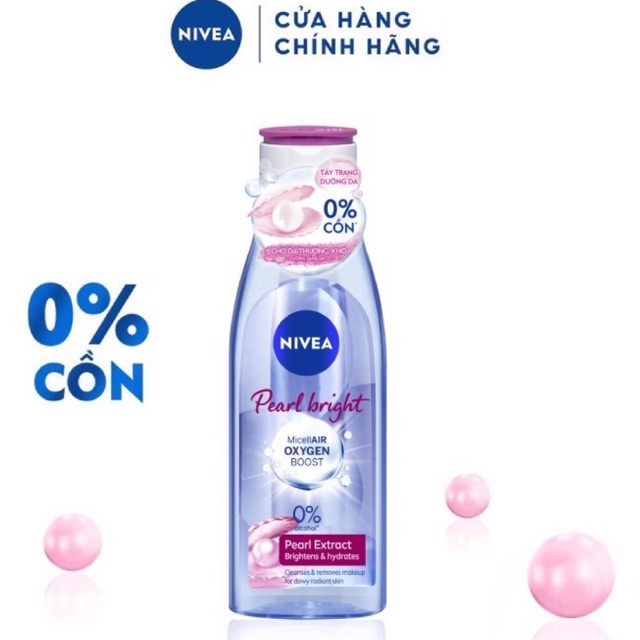 Nước Tẩy Trang NIVEA SÁNG DA- CHO DA THƯỜNG VÀ KHÔ