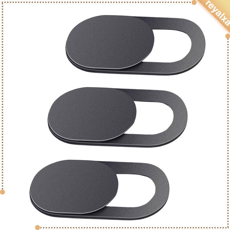 Set 3 Vỏ Bọc Webcam Siêu Mỏng Dạng Trượt Bảo Vệ Riêng Tư Cho Laptop / Máy Tính Đen | BigBuy360 - bigbuy360.vn