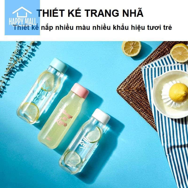 Bình nước Lock&amp;Lock Milky. dung tích 500ml nhựa PET BPA Free HAP6544