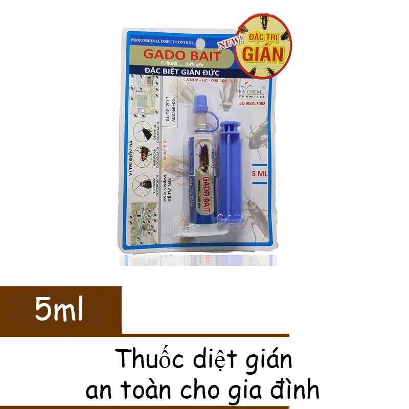 Thuốc diệt gián đức Gado bait – tuýp 5ml