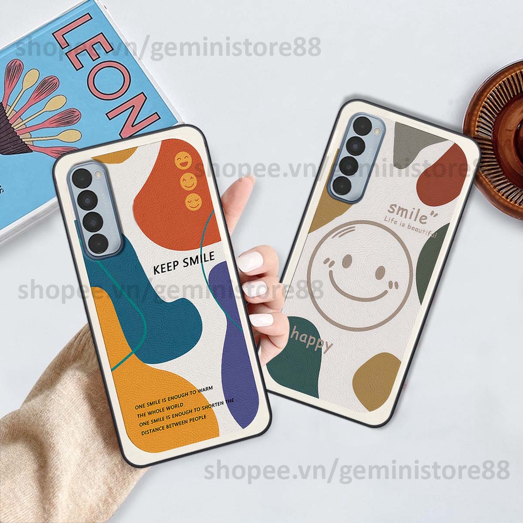 Ốp Oppo Reno4 / Reno4 Pro / Reno 4 in hình cô gái be happy trẻ trung cá tính năng động