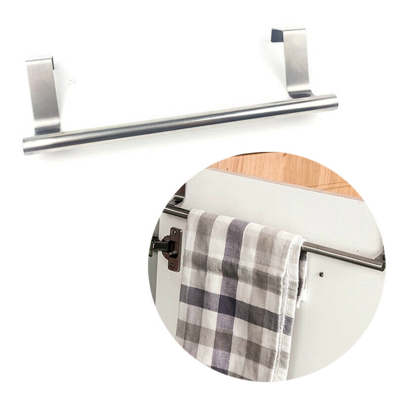 Giá Đỡ Treo Khăn Bằng Thép Không Gỉ 2 Kích Cỡ Cho Nhà Bếp / Phòng Tắm