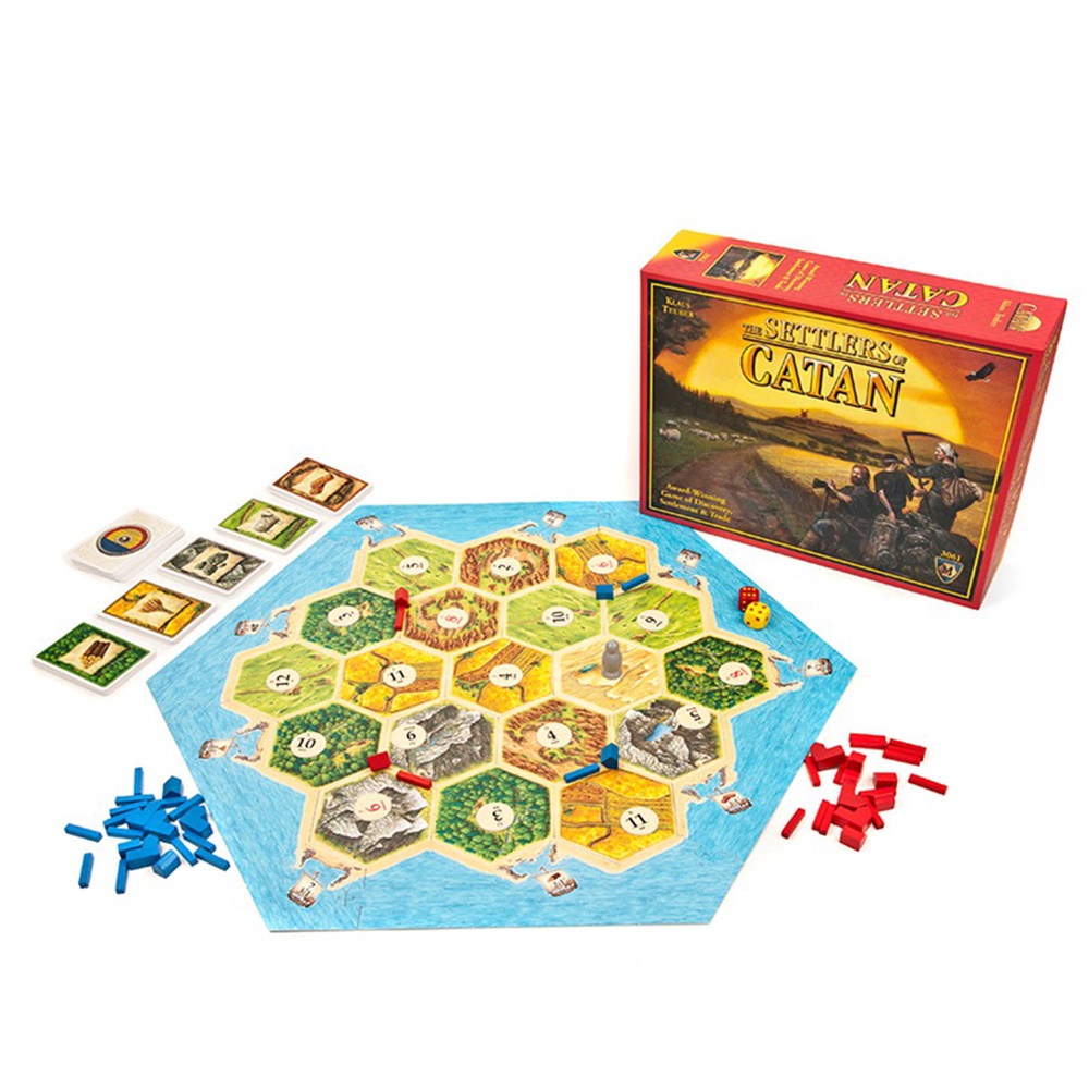 Bộ Trò Chơi Thẻ Bài Board Game The Settlers of Catan Chất Lượng Cao BG6-6