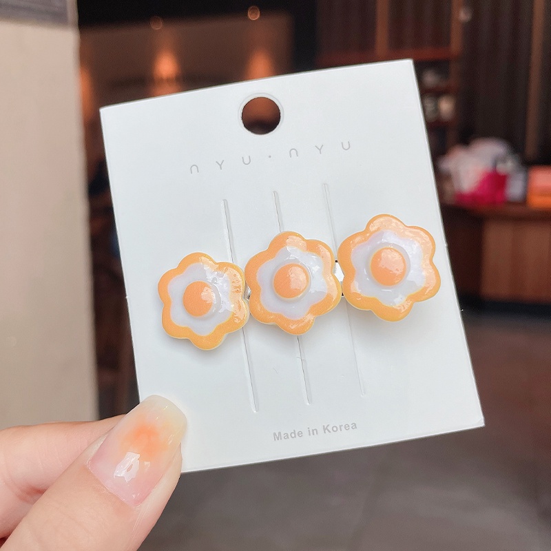 Kẹp Tóc Hình Quả Trứng Dễ Thương Cho Nữ