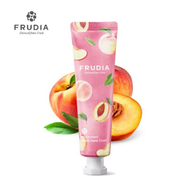 Kem Dưỡng Da Tay Trái Đào Frudia My Orchard Peach Hand Cream 30g