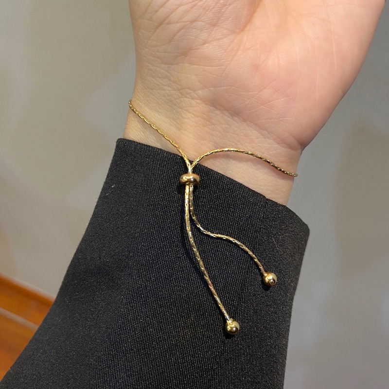 Vòng tay ngọc trai nhân tạo sợi mảnh kiểu dáng tin tế nữ tính - Mely D102