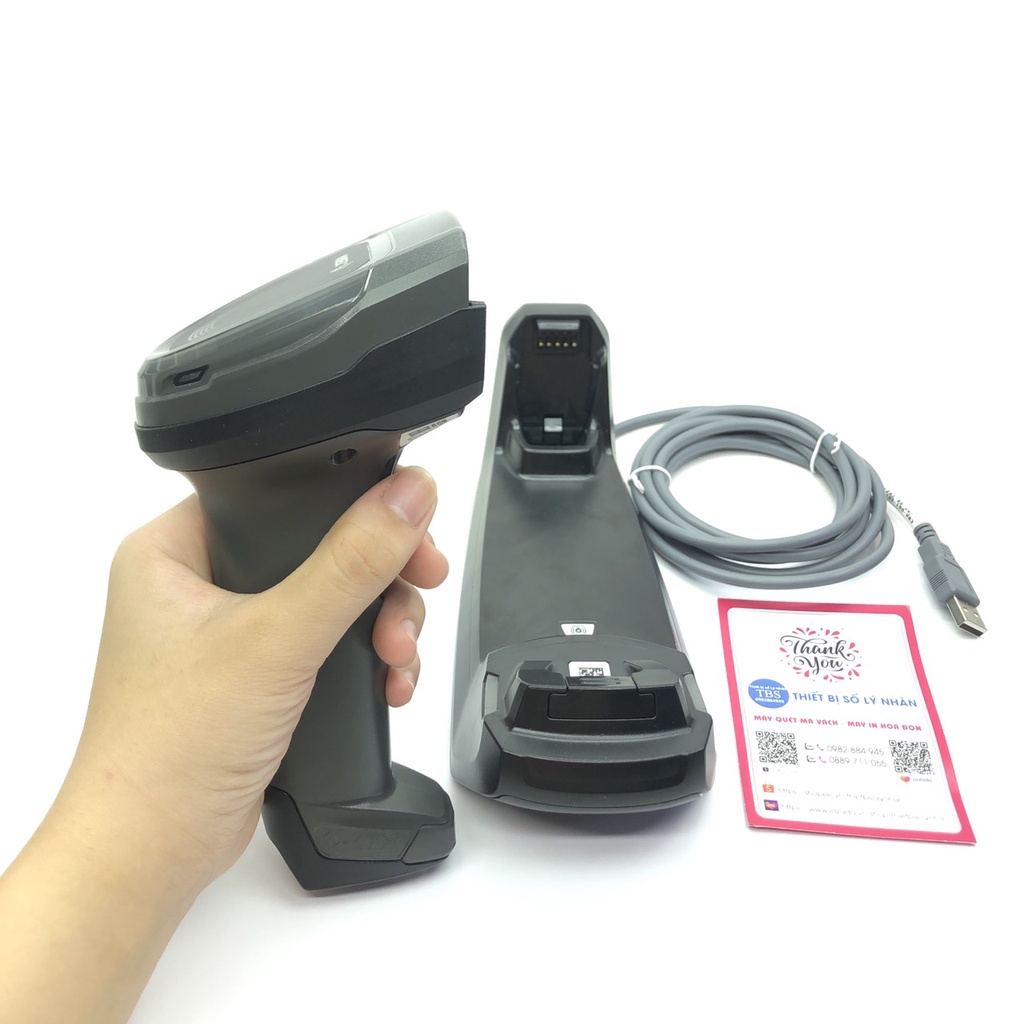 Máy quét 2D không dây Bluetooth Zebra DS8178 quét mã QR và mã vạch 1D ,kết nối với máy tính và điện thoại