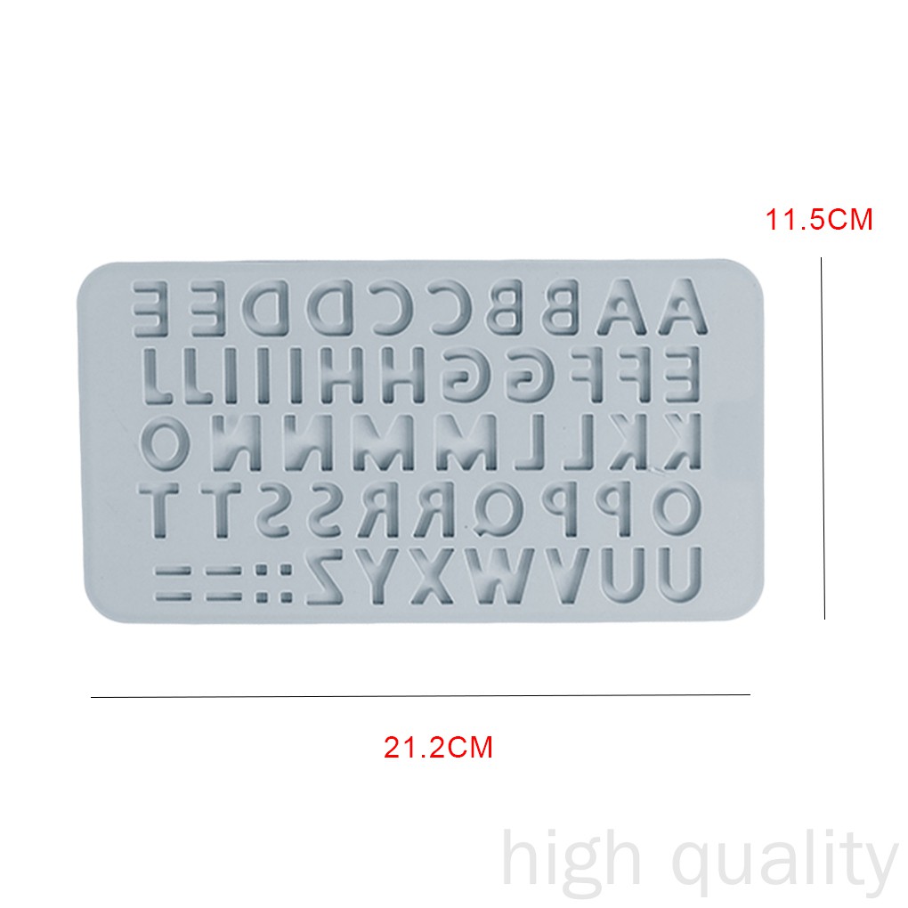 Khuôn Silicon Làm Bánh Tạo Hình Chữ Cái Sáng Tạo 998