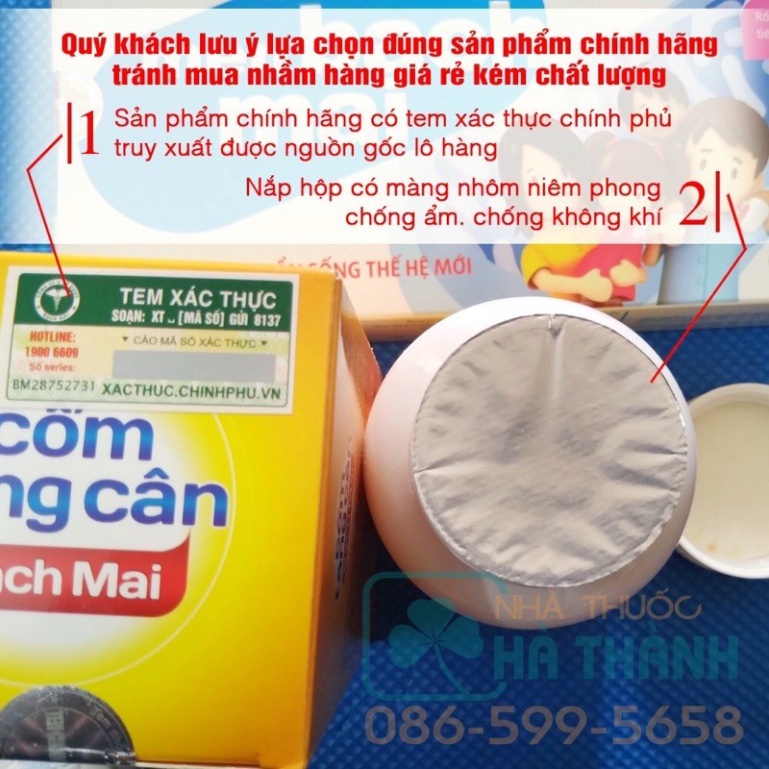 Cốm tăng cân Bạch Mai, kích thích bé ăn ngon , hấp thụ tăng cân tốt