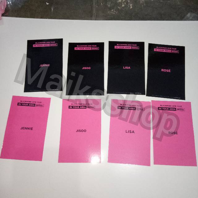 Thẻ Hình Nhóm Nhạc Blackpink in Your Area in Seoul Photocard