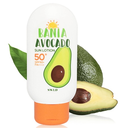 DATE 12/2022 Sữa Chống Nắng Bơ Body 2in1 SWLD BANIA AVOCADO SUN LOTION CREAM 50 SPF+++ PA++++