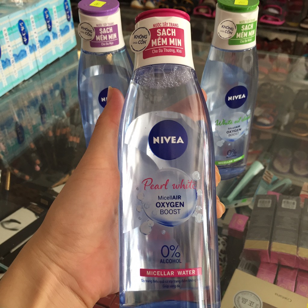 [Mẫu mới] Nước tẩy trang Nivea 200ml ( có 3 loại da mụn, da nhờn, da thường) khách vui lòng chọn loại phù hợp | BigBuy360 - bigbuy360.vn