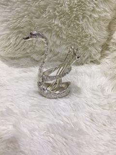 Giỏ để thìa (dĩa) thiên nga ( 1 giỏ + 6 thìa hoặc dĩa)màu trắng