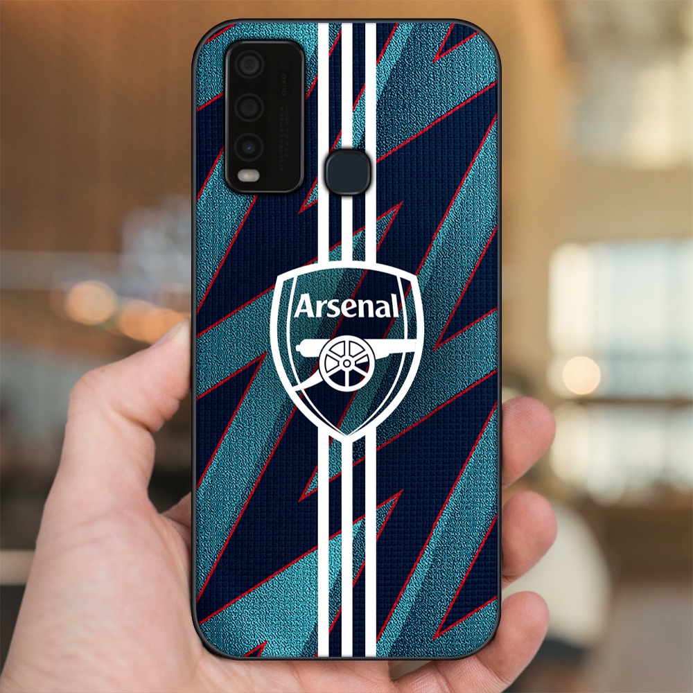 Ốp lưng Vivo Y30, Y50 viền đen in hình Arsenal FC