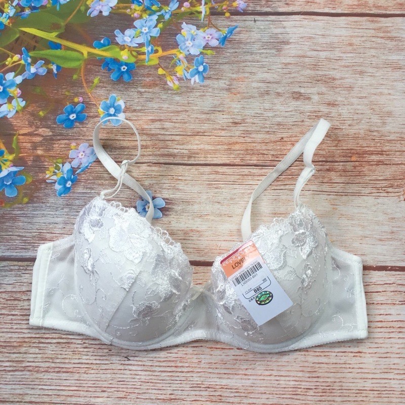 Áo ngực Lovely ren thêu nổi mút mỏng xuất Nhật đẹp từ bên trong anh video thật ạ