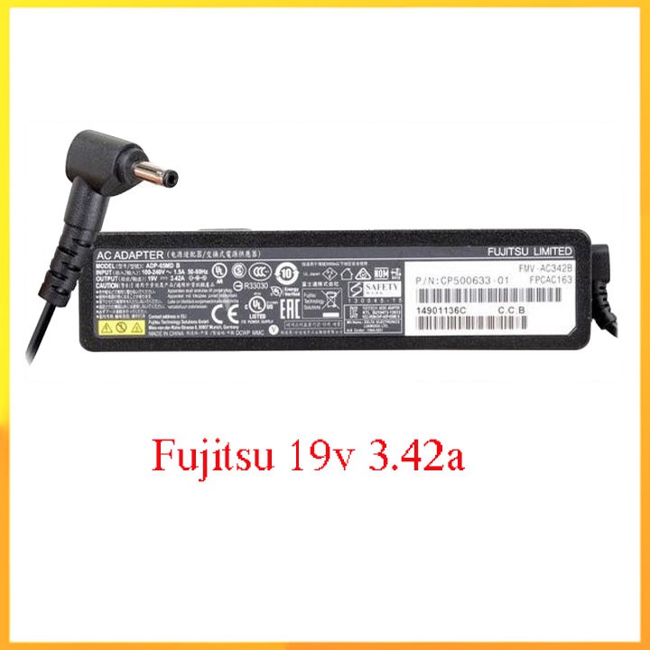 Sạc laptop Fujitsu 19v 3.42a chân nhỏ