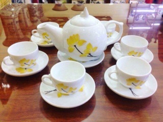 Bộ ấm chén minh long Bát tràng
