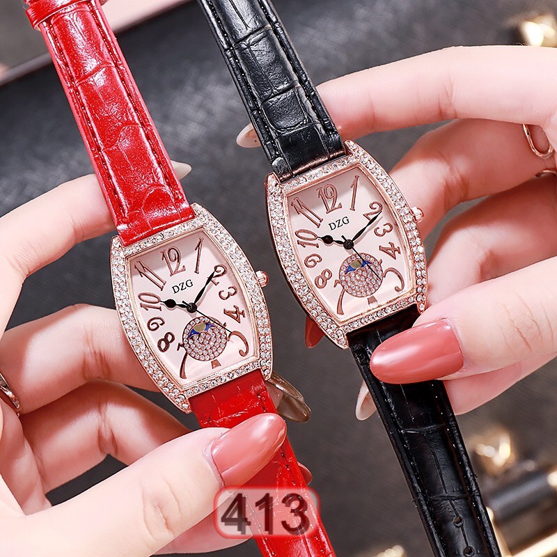 ĐỒNG HỒ NỮ DÂY DA DZG LUCATY 413 SANG CHẢNH CỰC HOT | BigBuy360 - bigbuy360.vn