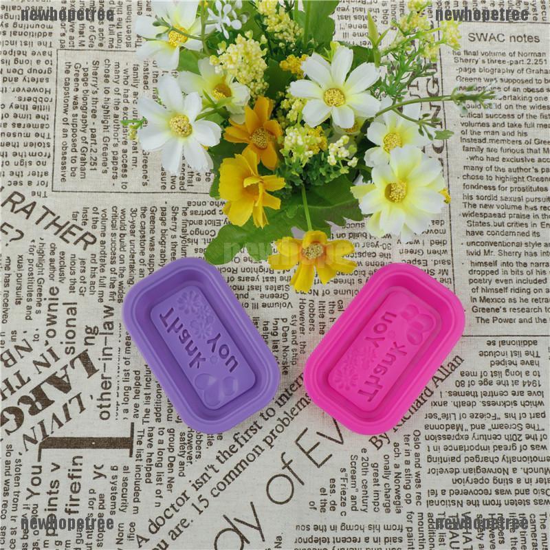 Khuôn silicone chữ nhật làm bánh xà phòng tạo hình thiên nga sáng tạo