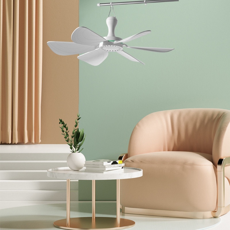 Quạt Trần Di Động Mềm Mại AC 220V 42cm Đường Kính 8W Di Động Không Ồn Cho Gia Đình / Trường Học