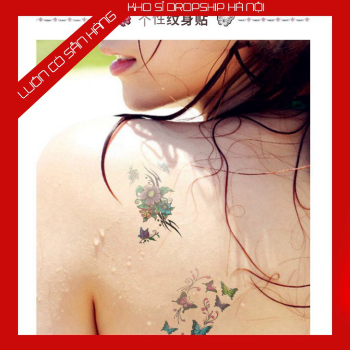 Hình xăm mini nhỏ đẹp dán chân tay lưng tạm thời cho nam nữ xinh cute tattoo nghệ thuật  KSHN