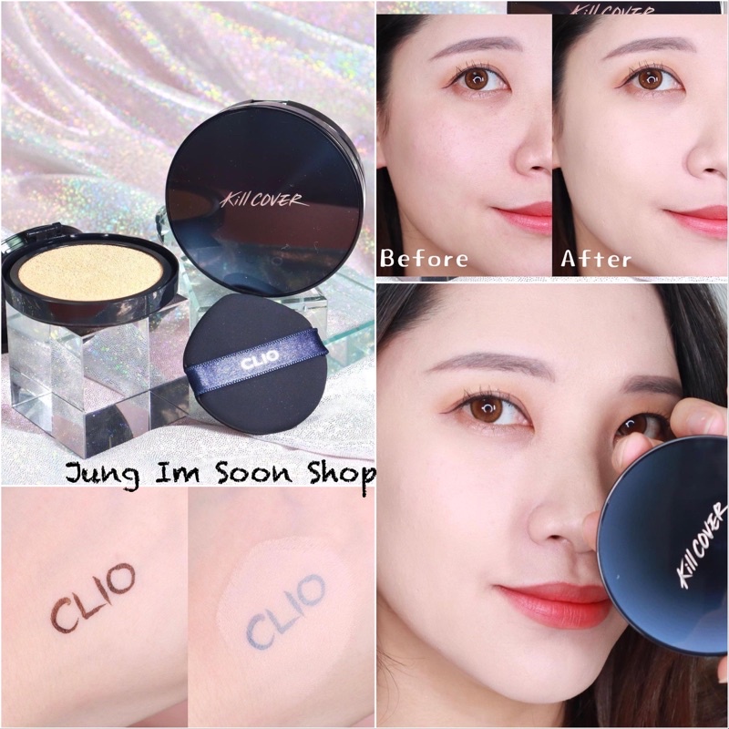 Phấn Nước Clio Kill Cover Founwear Cushion All New+ Lõi Kèm SPF5+PA+++