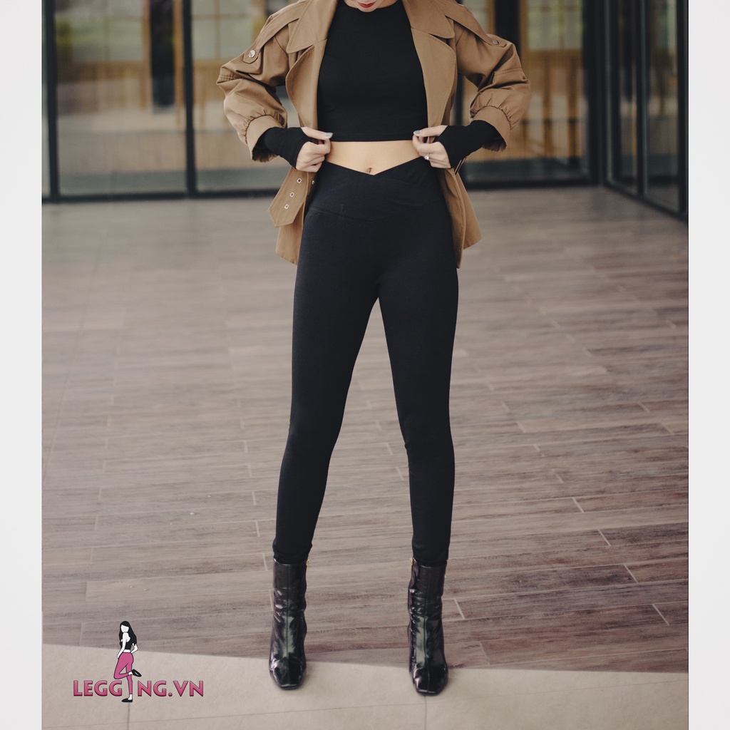 Quần Legging Nữ Cạp Cao Cotton Mềm Nâng Mông Gọn Eo Dài Chân [Video Mẫu Mặc + Ảnh Thật] | BigBuy360 - bigbuy360.vn