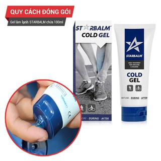 Gel làm lạnh thể thao STARBALM Cold Gel dùng trong và sau khi chơi thể thao 100ml