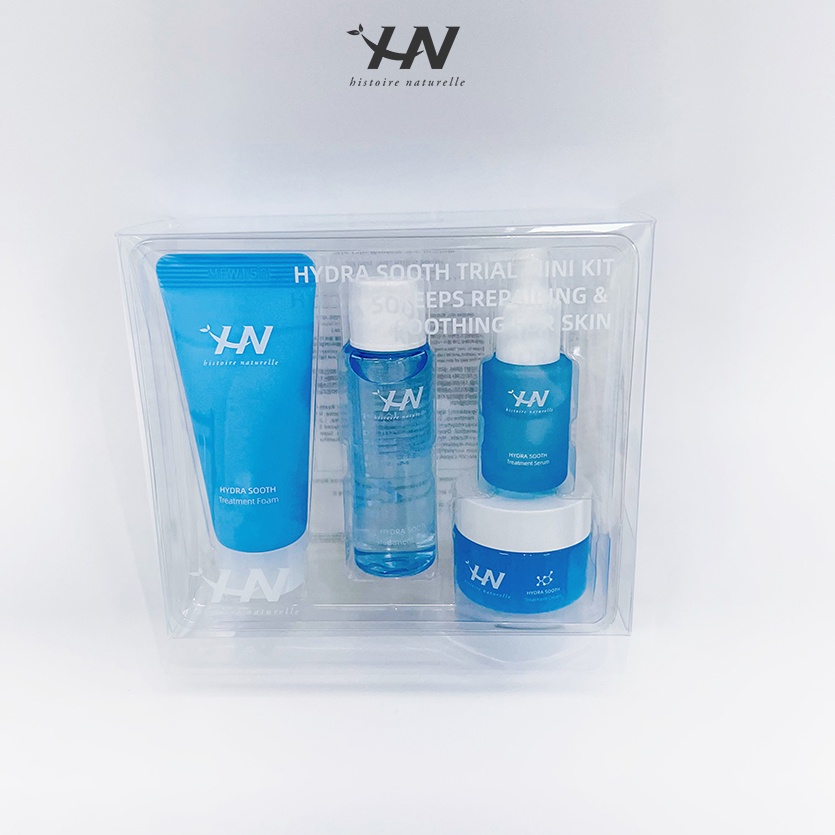Nước hoa hồng sữa dưỡng ẩm và sữa rửa mặt cho dưỡng ẩm bộ thử nghiệm mini HN Hydra Sooth Trial Mini Kit