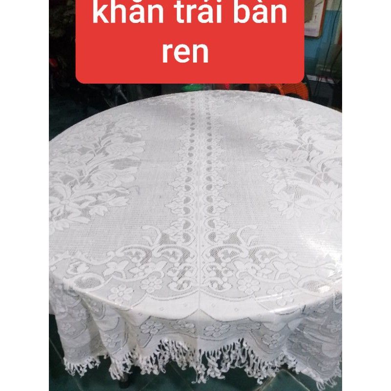 khăn trải bàn ren