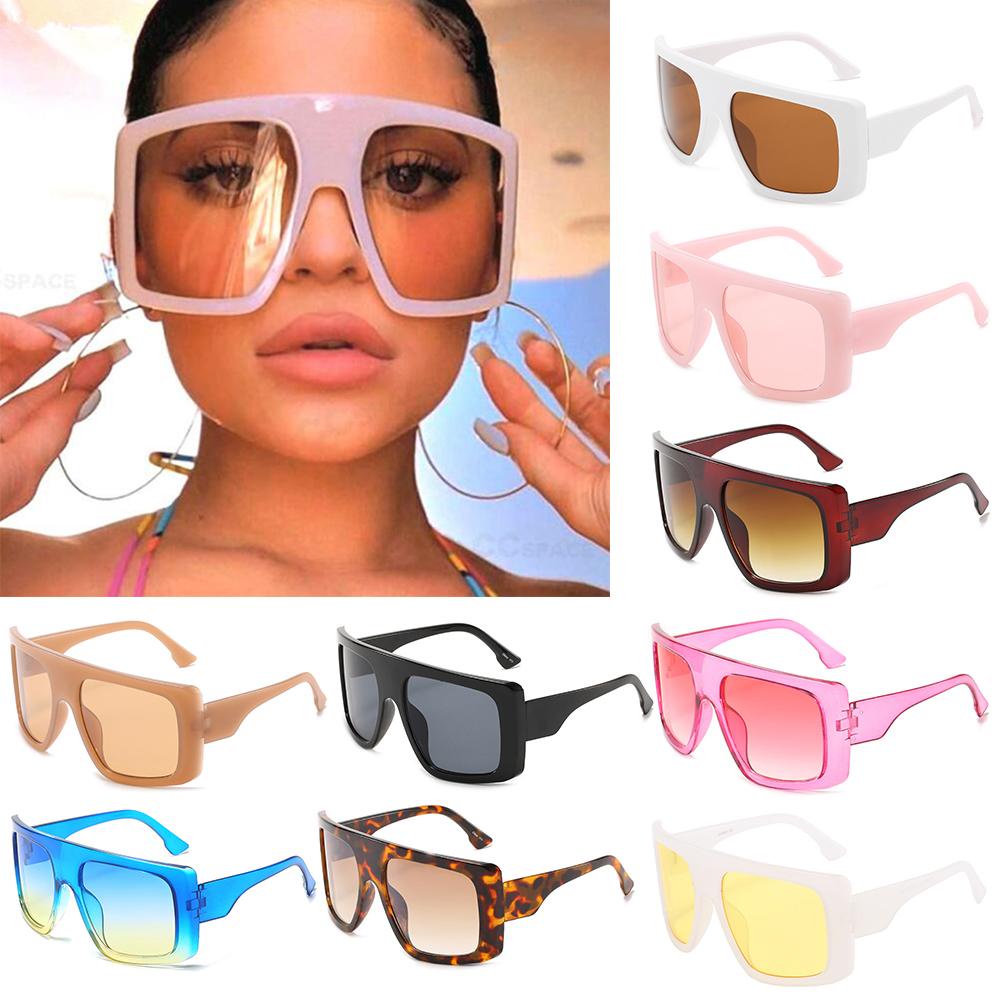 Kính Mát Một Mảnh Khung Vuông Lớn Màu Gradient Cho Nữ MIHAN1