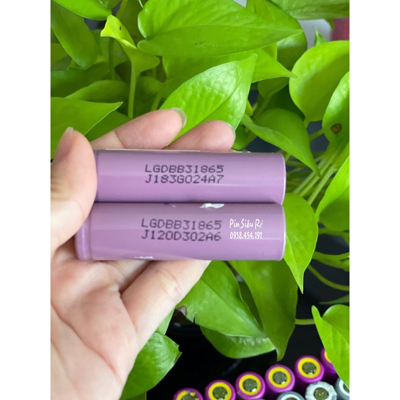 Chuyên cung cấp pin cũ 18650 số lượng lớn LG Tím