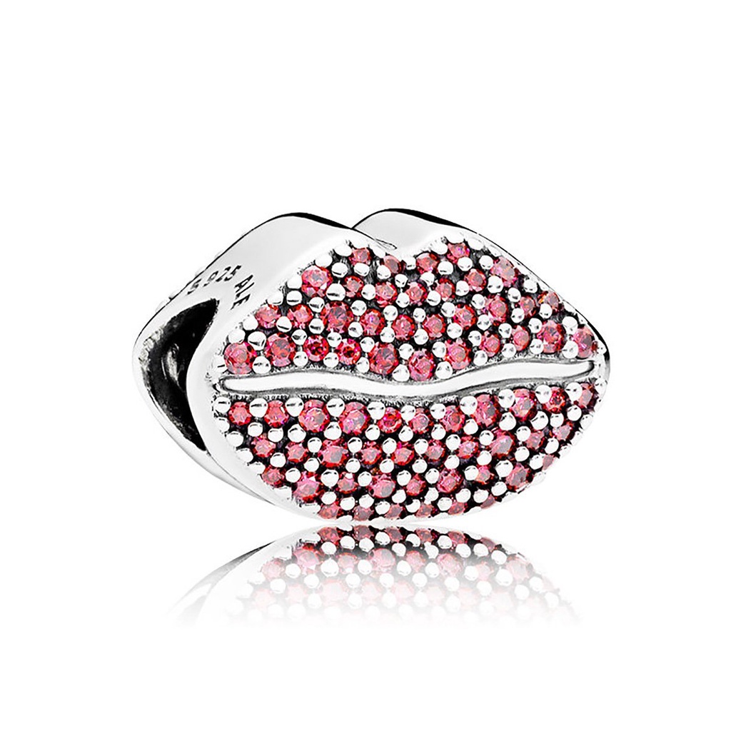 Đôi môi đỏ thời trang Hạt cho Vòng đeo tay tự làm