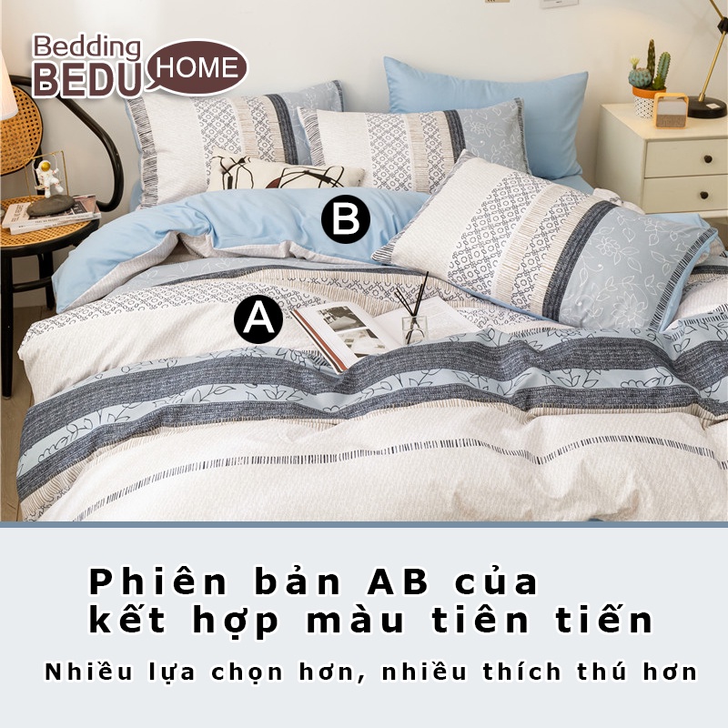 [BU] ★ Bộ chăn ga cotton Tici Hàn Quốc cao cấp ★ Kích thước và màu sắc đa dạng / nhẹ và thoáng khí / bền