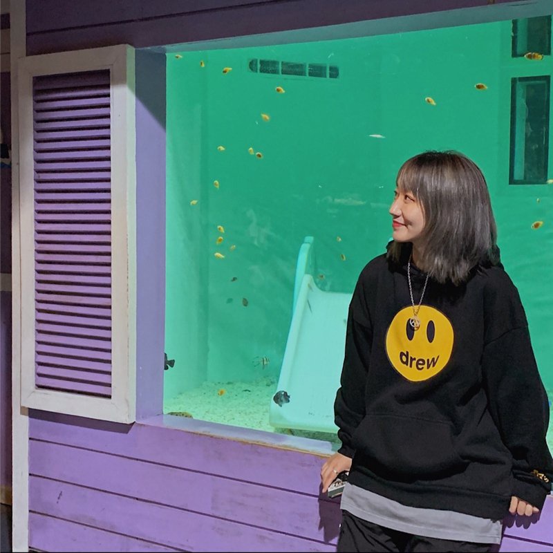 Áo hoodie D.rew có mũ hai lớp unisex chất nỉ mềm mại freesize cho nam nữ dưới 70kg | BigBuy360 - bigbuy360.vn